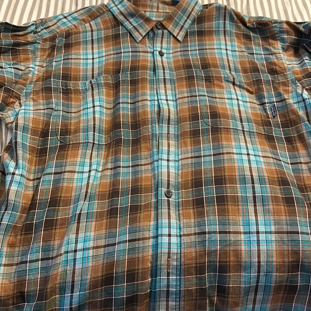 Patagonia plaid shirt